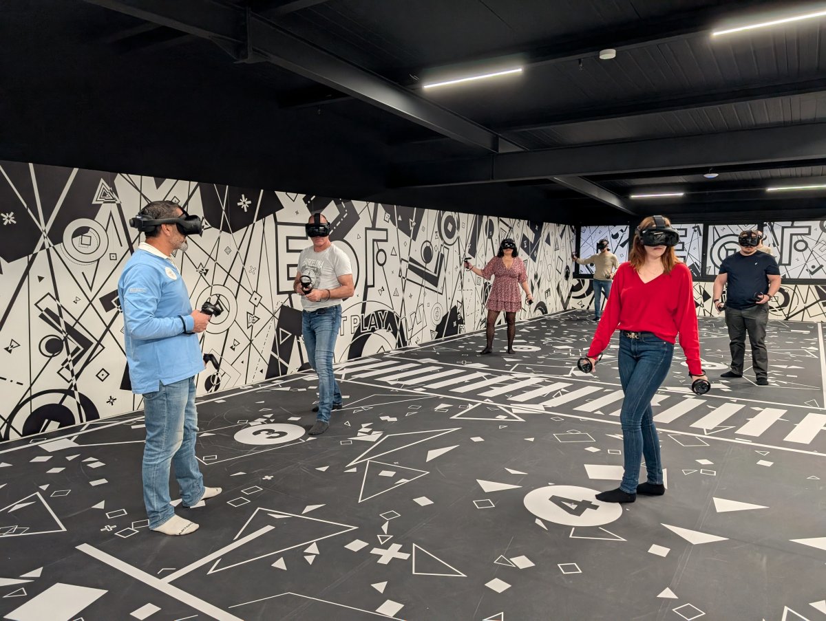 espace de réalité virtuelle